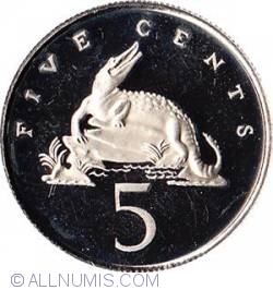 5 Cents 1973 Crocodile