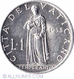 Image #1 of 1 Lira 1953 (XV)