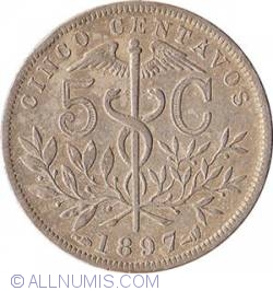 Image #1 of 5 Centavos 1897