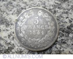 Image #2 of 5 Francs 1841 A