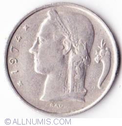 Image #2 of 5 Francs 1974 Belgie