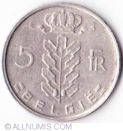 Image #1 of 5 Francs 1974 Belgie
