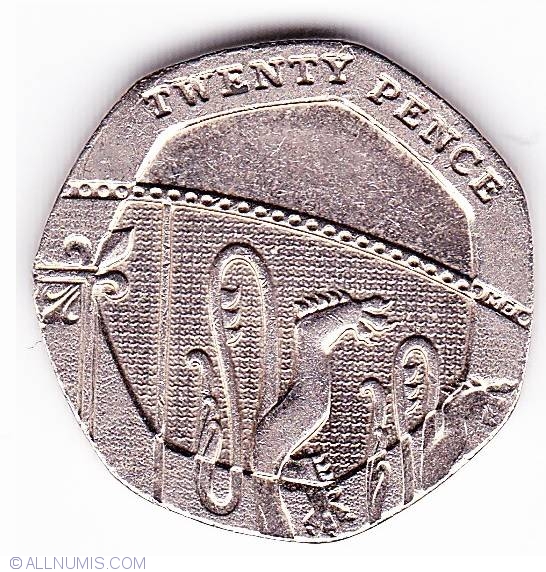 20 Pence 2012 Elizabeth II 1952 2022 Great Britain Coin 30971