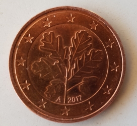 Image #2 of 5 Euro Cent 2017 A
