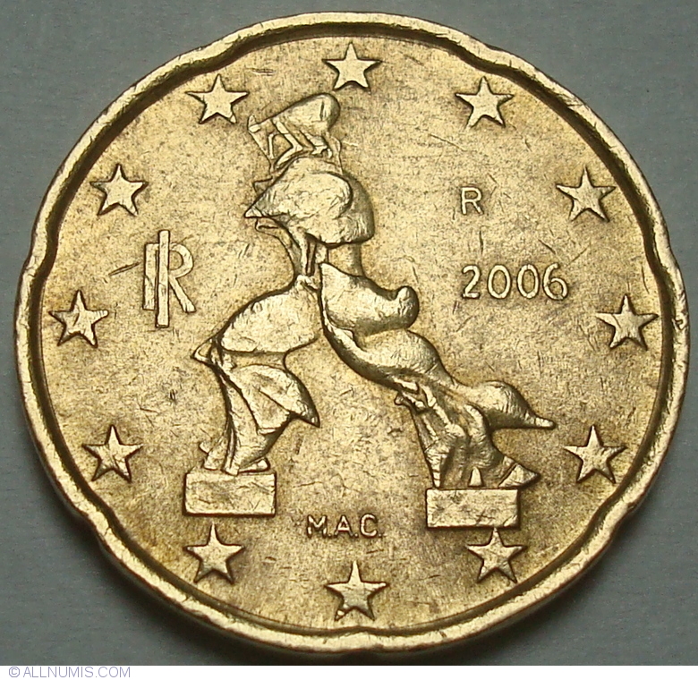20 Euro Cent 2006 Euro 2002 20 Euro Cent Italia Moned 35084