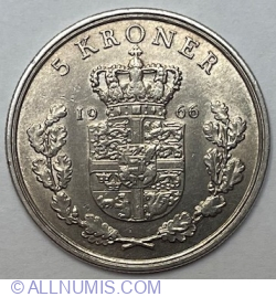 5 Kroner 1966