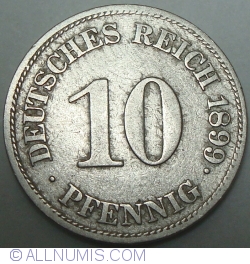 Image #1 of 10 Pfennig 1899 E