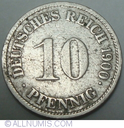 Image #1 of 10 Pfennig 1900 G