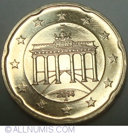 Image #2 of 20 Euro Cent 2014 A