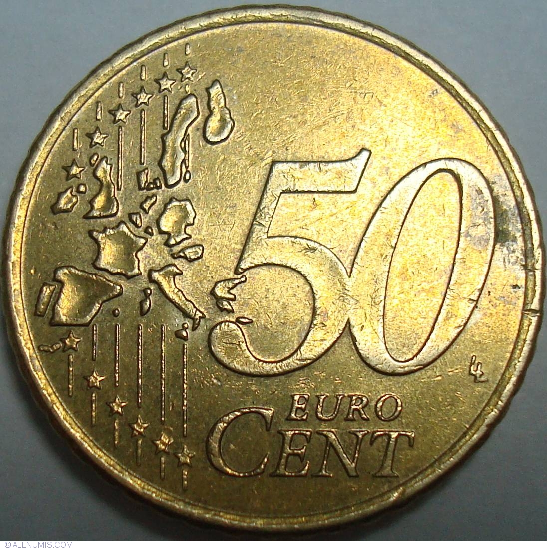 อัลบั้ม 97+ ภาพพื้นหลัง เหรียญ 50 Euro Cent 2002 ราคา ใหม่ที่สุด