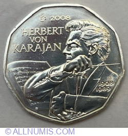 5 Euro 2008 - 100th Anniversary - Birth of Herbert von Karajan