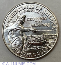 Image #1 of Quarter Dollar 2021 D - Crossing the Delaware