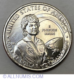 Image #1 of Quarter Dollar 2022 P - George Washington - Dr. Sally Ride