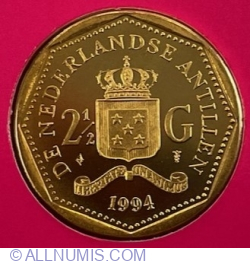 Image #1 of 2-1/2 Gulden 1994