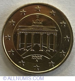 Image #2 of 50 Euro Cent 2022 A