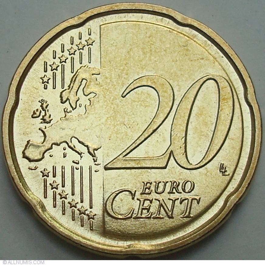euro 20 cent coin