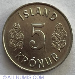 5 Kronur 1974
