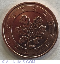 Image #2 of 2 Euro Cent 2023 F