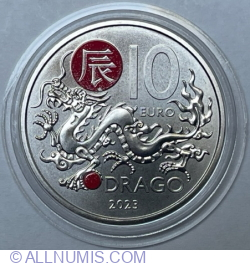10 Euro 2023 - Chinese Zodiac - Year of the Dragon