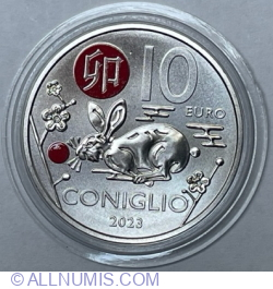 Image #1 of 10 Euro 2023 - Chinese Zodiac - Year of the Rabbit