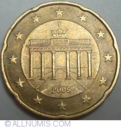 Image #2 of 20 Euro Cenţi 2005 D