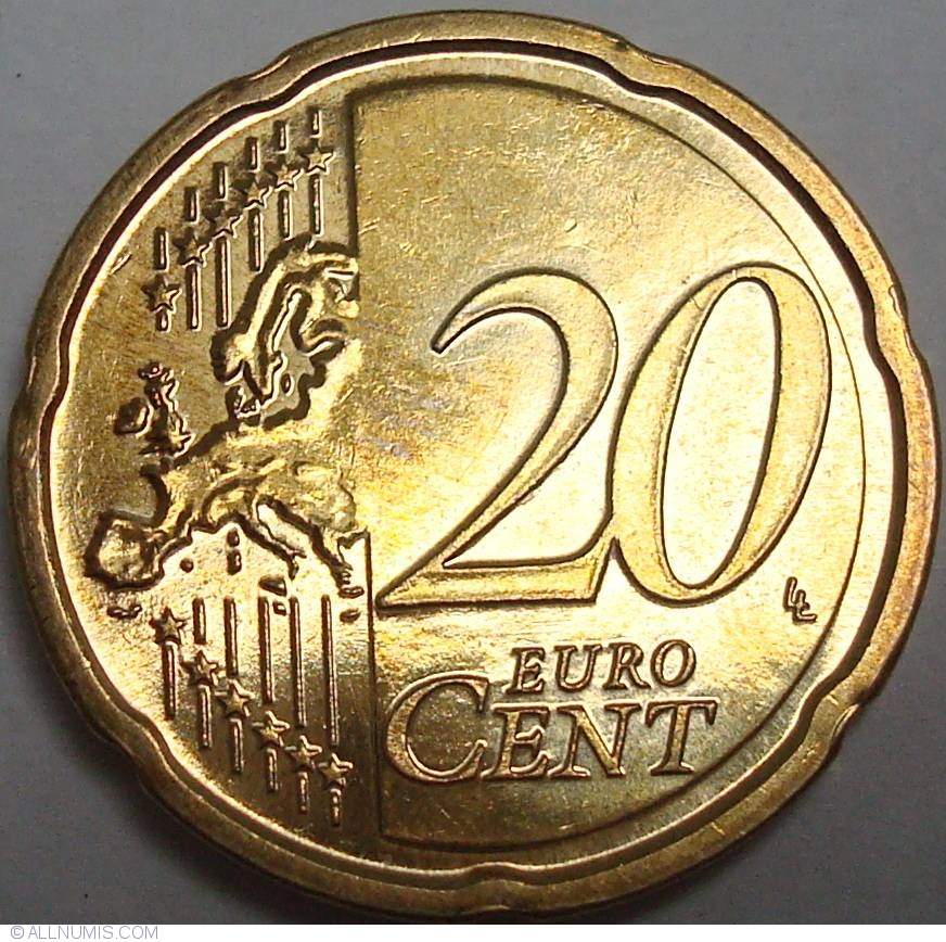 1999 20 euro cent value