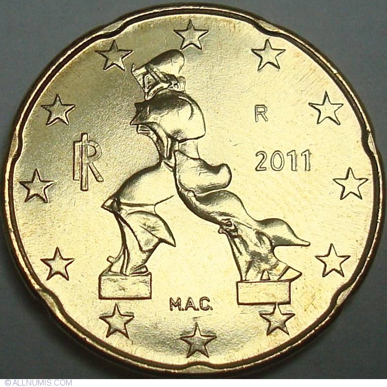 euro 20 cent coin rf