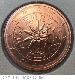Image #2 of 2 Euro Cent 2021