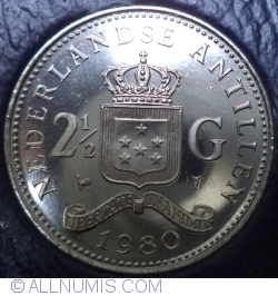 Image #1 of 2 ½ Gulden 1980