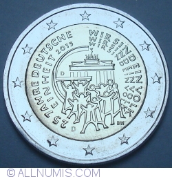 Image #2 of 2 Euro 2015 D - 25th Anniversary - German Unification