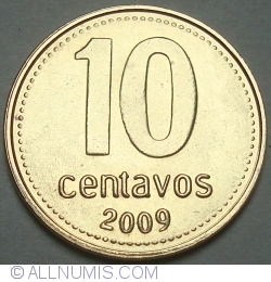 Image #1 of 10 Centavos 2009