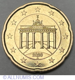 20 Euro Cent 2020 A