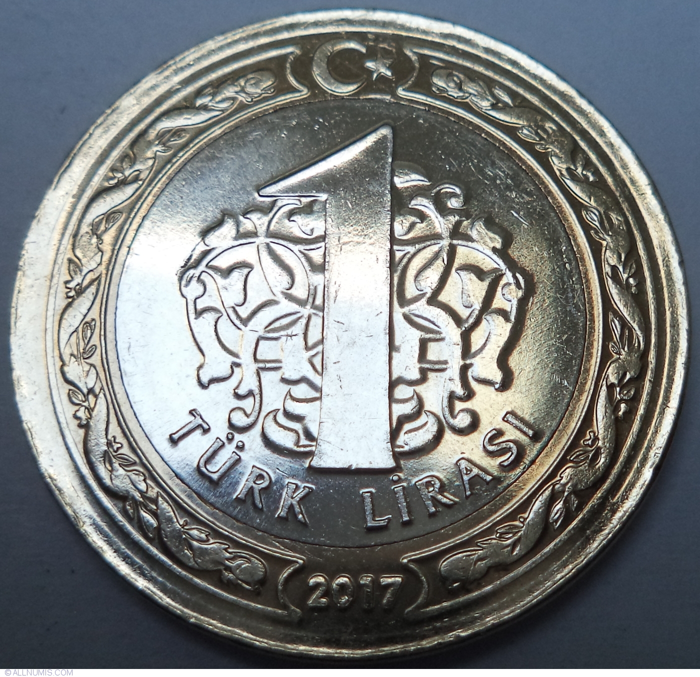 1 Lira 2017, Republic - 2009- - Turkey - Coin - 41514