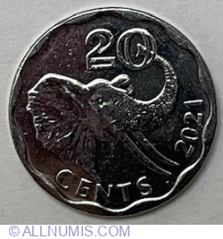 20 Cents 2021 eSwatini.