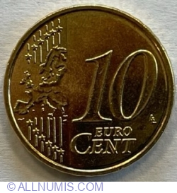 10 Euro Cent 2021 D