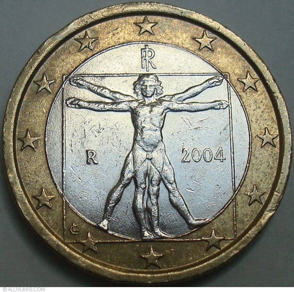 1 Euro 2004, Euro (2002 ) 1 Euro Italy Coin 29720