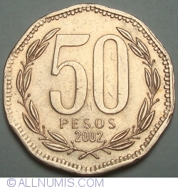 Image #1 of 50 Pesos 2002