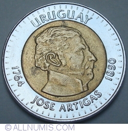 10 Pesos Uruguayos 2000