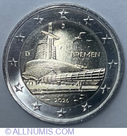 2 Euro 2026 D - Bremen, Climate House