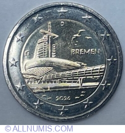 2 Euro 2026 G - Bremen, Climate House