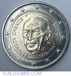 Image #2 of 2 Euro 2026 J - Konrad Adenauer (1876-1967)