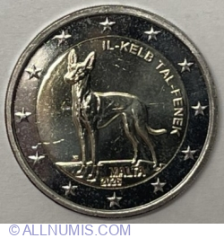2 Euro 2026 - Maltese Native Species - Pharaoh Hound