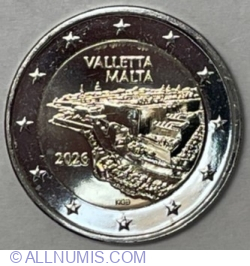 2 Euro 2026 - Maltese Walled Cities - Valletta