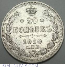 Image #1 of 20 Kopeks 1910