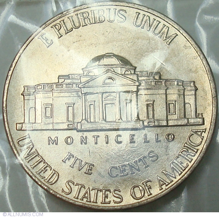 Jefferson Nickel 2006 D Colored, Nickel (Five Cents), Jefferson - 2006-present  - United States of America - Coin - 36453