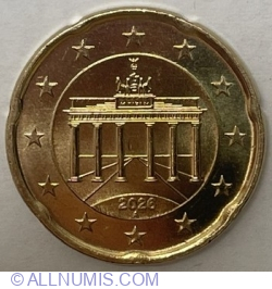 20 Euro Cent 2026 A