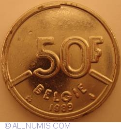 Image #1 of 50 Francs 1989 (Belgie)