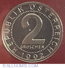 2 Groschen 1992