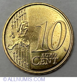 10 Euro Cent 2021 F