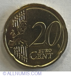 20 Euro Cent 2022 F